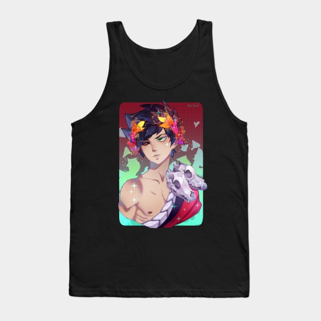 Bright Laurels Tank Top by Shiro Narwhal